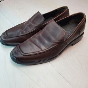 Cole Haan Mens 10 M Brown Leather Loafer Shoes Nike‎ Air Comfort